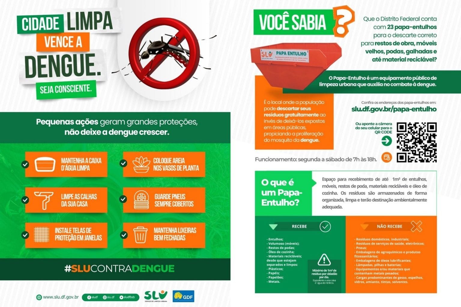 Educação ambiental reforça combate à dengue no DF