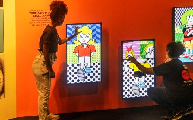 Exposição com as obras de Ziraldo encanta visitantes em Salvador