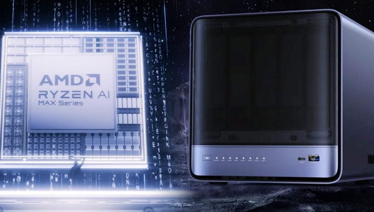 Minisforum lança NAS com hardware de workstation, 128 GB de RAM e chip AMD Strix Halo