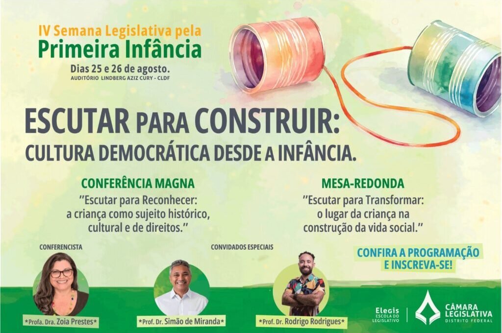 Semana legislativa traz a primeira infância para o centro do debate na CLDF