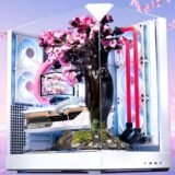 Aftershock lança PC gamer com 9800X3D, RTX 5080 e flores de sakura que se abrem com o calor