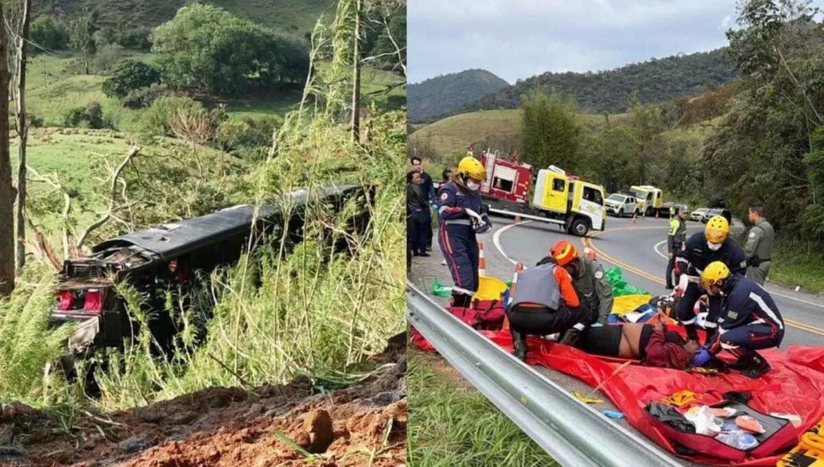 Cinco pessoas morrem em acidente com ônibus no interior de SP