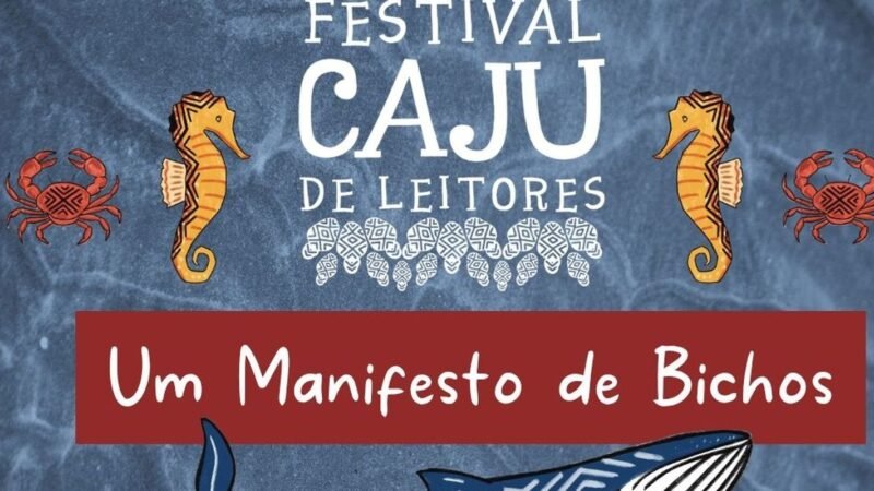 Festival Caju de Leitores começa nesta quarta com série de atrações