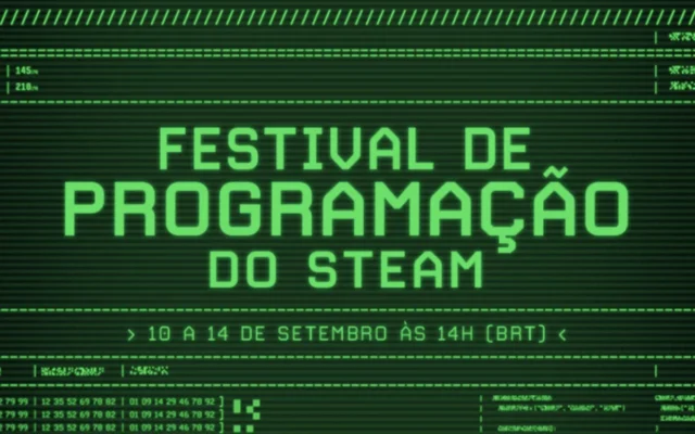 Jogos de PC em oferta na Steam durante o Festival de Programação