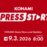 Konami anuncia showcase Press Start para 3 de setembro