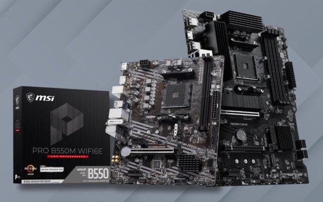 MSI expande linha PRO B550 de placas-mãe com novos modelos AM4