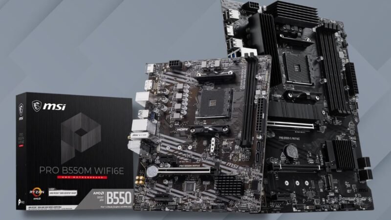 MSI expande linha PRO B550 de placas-mãe com novos modelos AM4