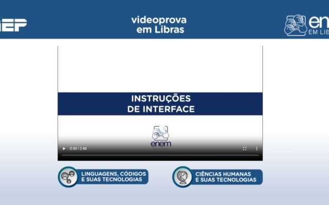Plataforma Enem Libras ganha atualização com provas de 2017 a 2025