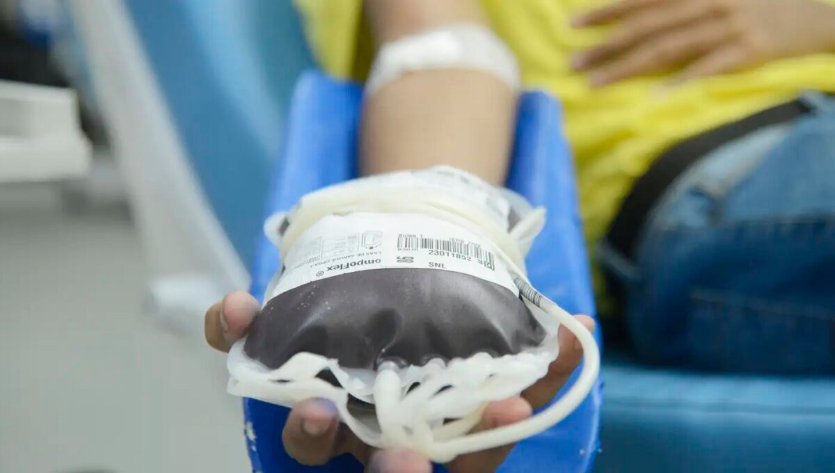 Portaria libera doação de sangue de pessoas com mais de 70 anos
