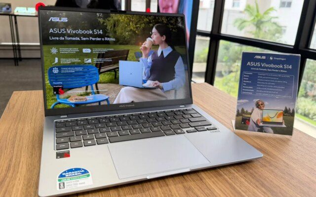 ASUS lança notebook Vivobook S14 com o processador Snapdragon X no Brasil