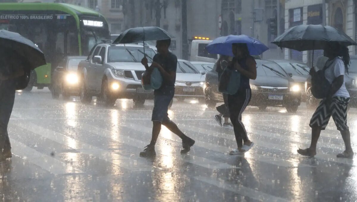 Defesa Civil alerta para chuvas fortes no estado de São Paulo