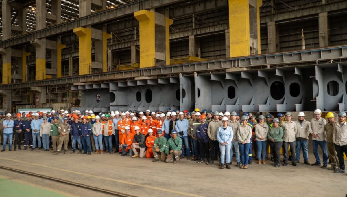 Estaleiro no RS começa a construir navios encomendados pela Transpetro