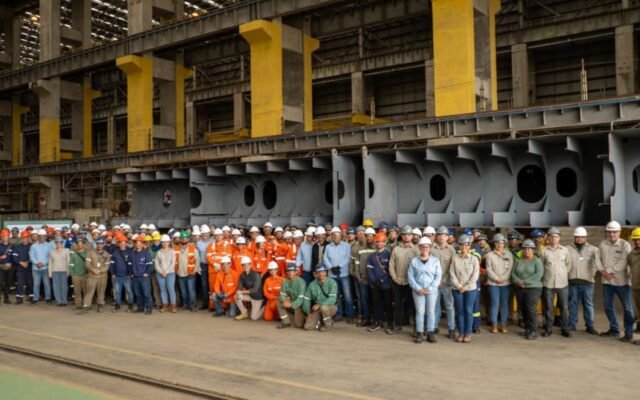 Estaleiro no RS começa a construir navios encomendados pela Transpetro
