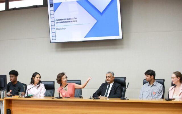 GDF apresenta à Câmara Legislativa caderno de sugestões de emendas para 2027
