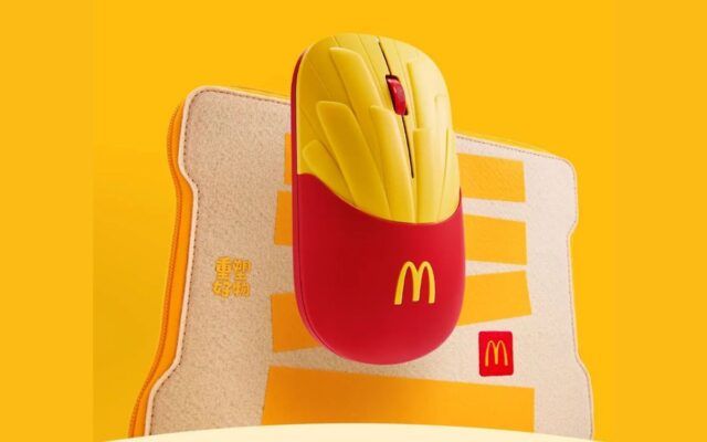 Lenovo e McDonald’s criam mouse estilo McFritas feito de brinquedos reciclados