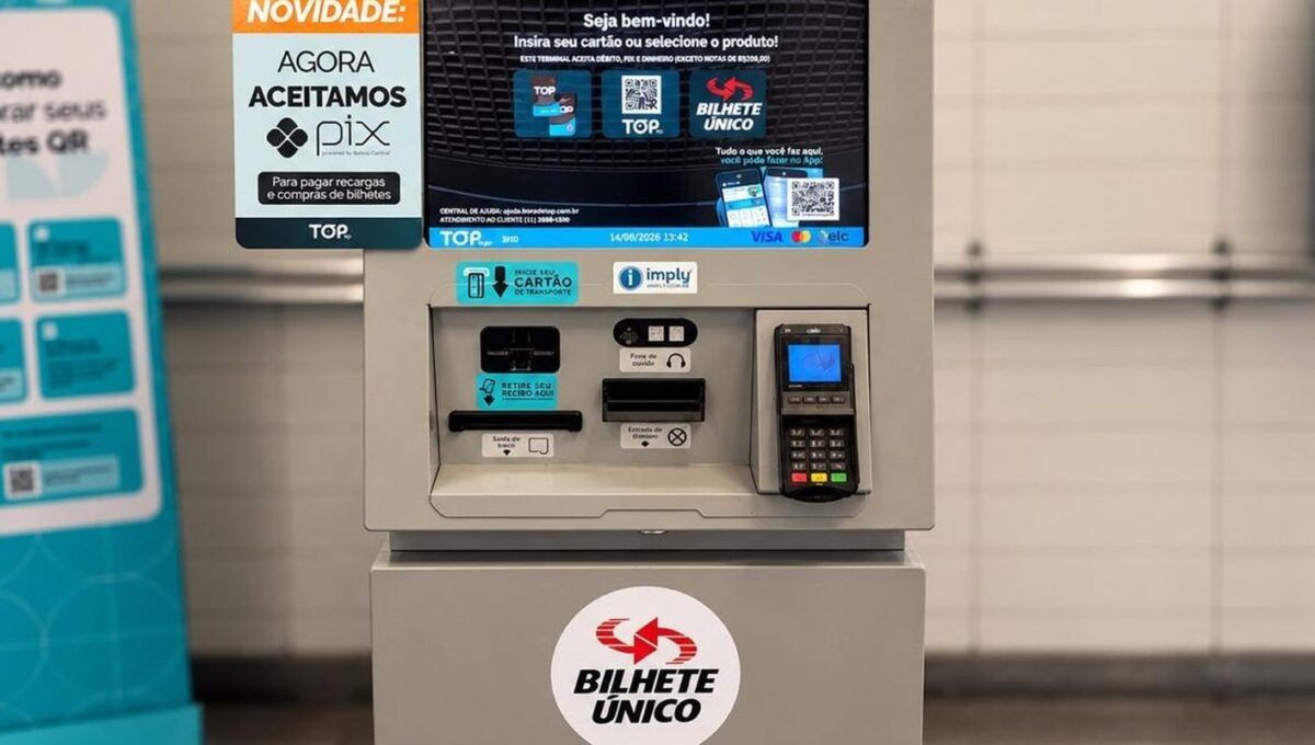 Metrô de São Paulo amplia uso do Pix no autoatendimento